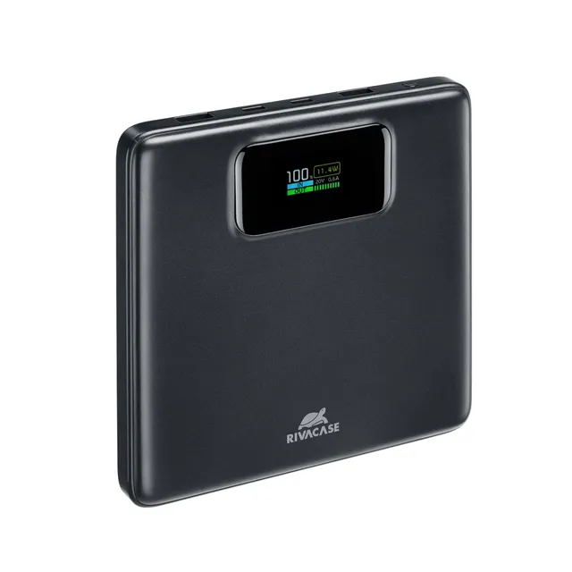 RIVACASE RIVAPOWER VA1090 Powerbank 20000 mAh 100W Schwarz