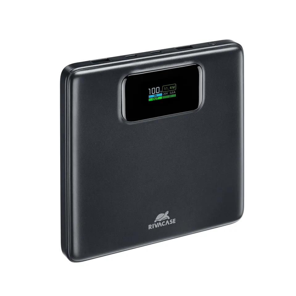 RIVACASE RIVAPOWER VA1090 Powerbank 20000 mAh 100W Schwarz