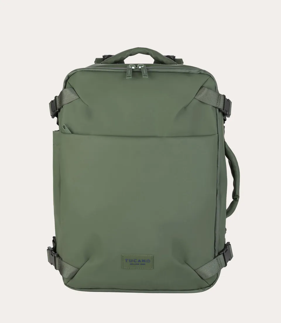 Tucano Tugò Dry Kabinenrucksack 15.6 Zoll Grün Wasserdicht