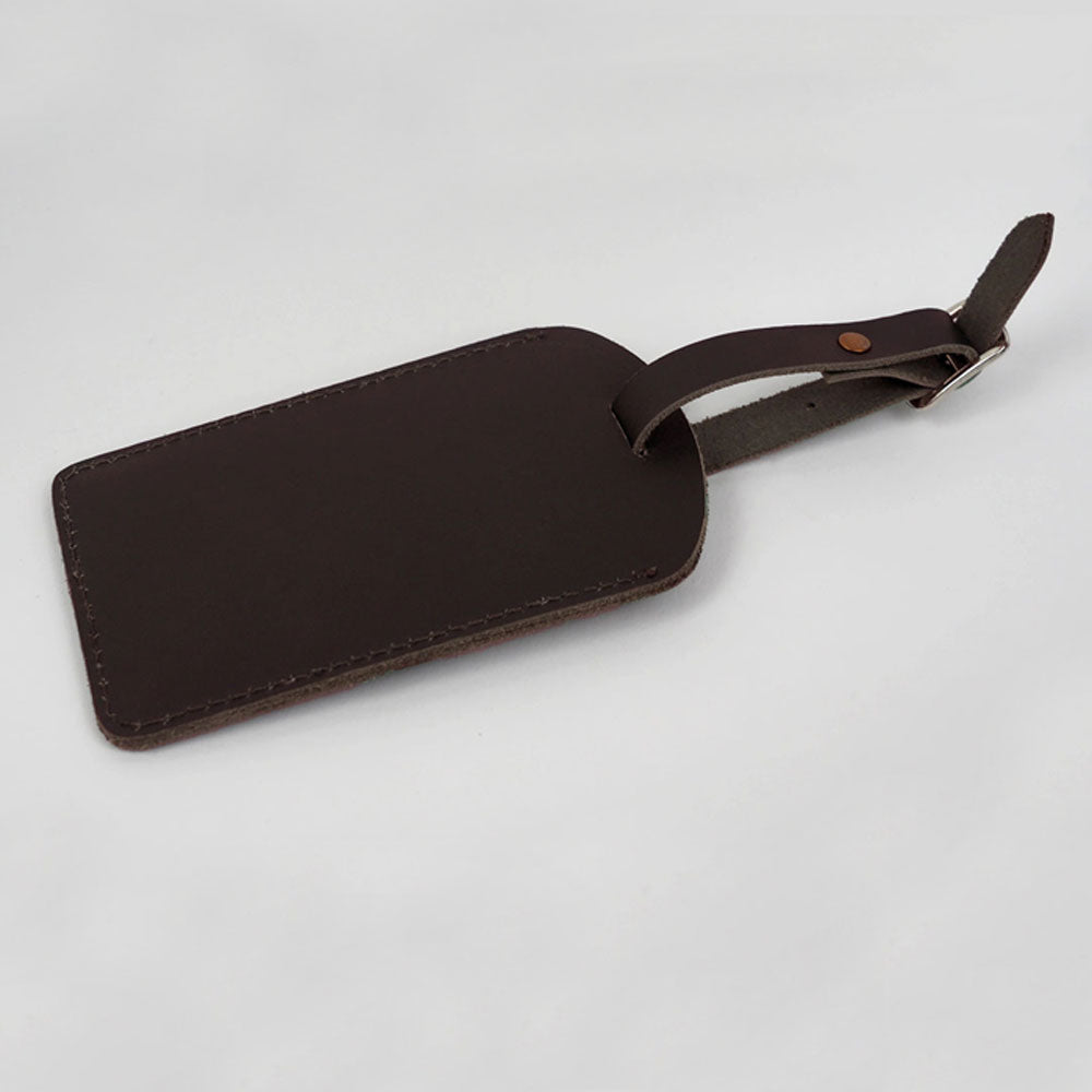 Buckle & Seam Safar Kofferanhänger Leder mit Kartenfach