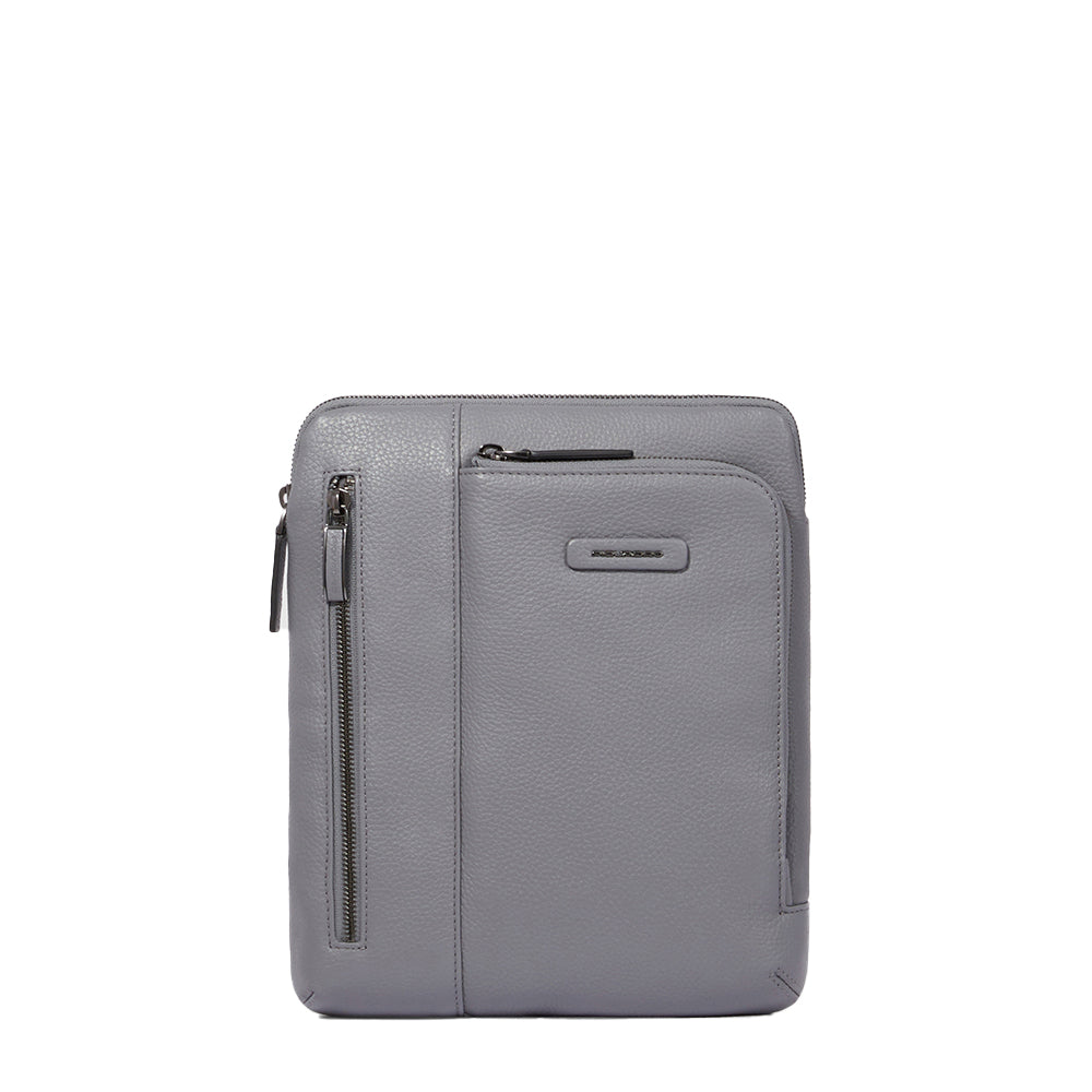 Piquadro Urban Herrentasche iPad Leder Blau klein