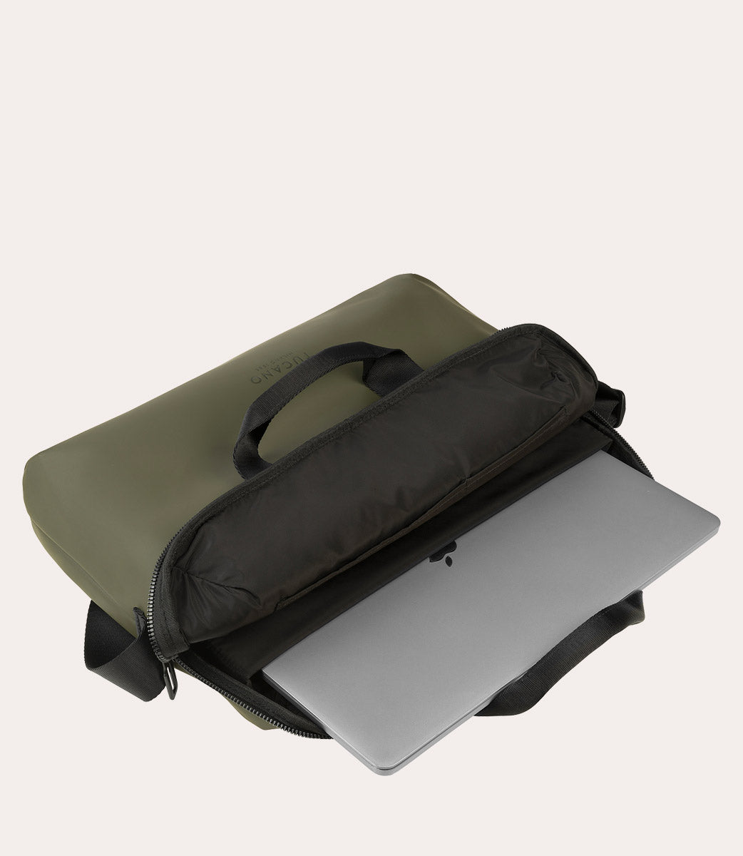 Tucano Gommo Laptoptasche 15,6 Zoll blau gummiert