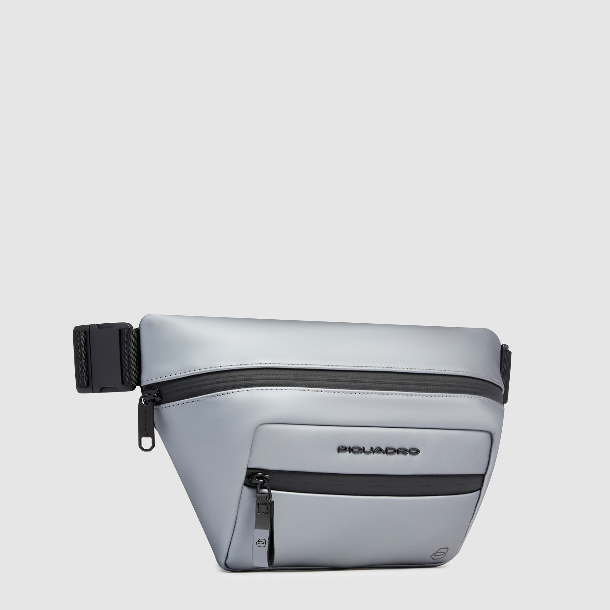 Piquadro Corner 2.0 Bauchtasche Herren Schwarz wasserdicht