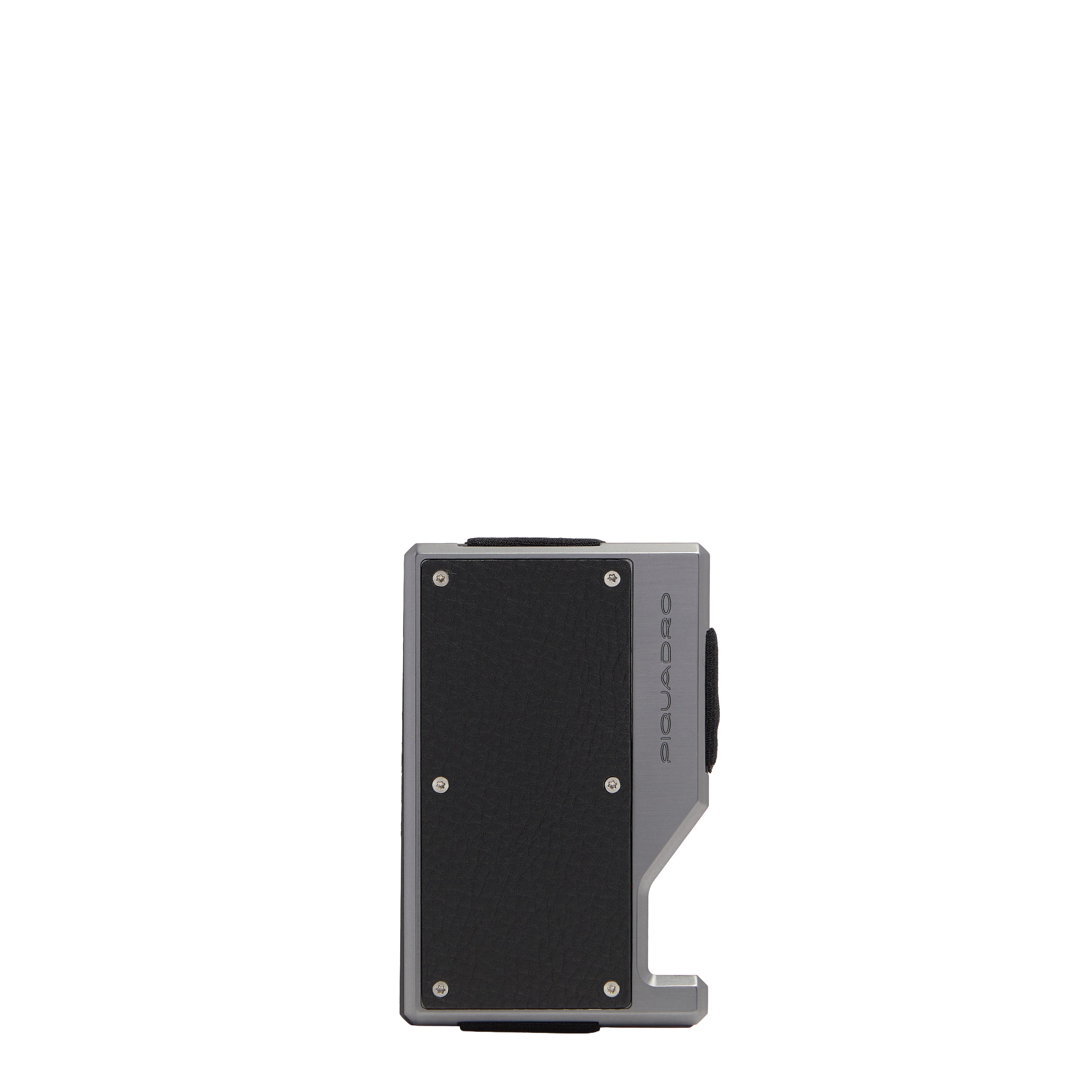 Piquadro BagMotic Kreditkartenetui schwarz Alu MagSafe