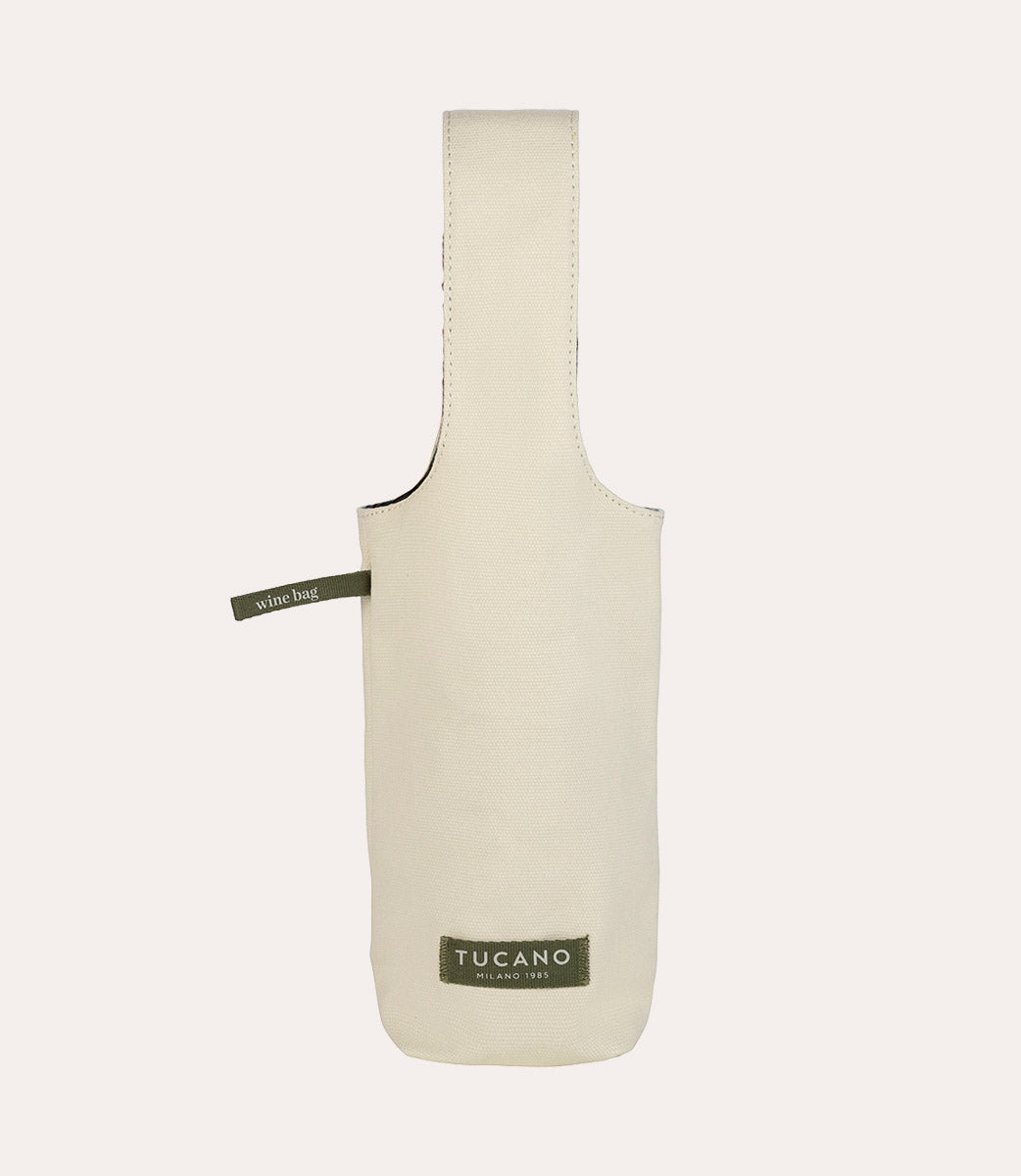 Tucano Kitchen Wine Bag Violett Flaschentasche Canvas