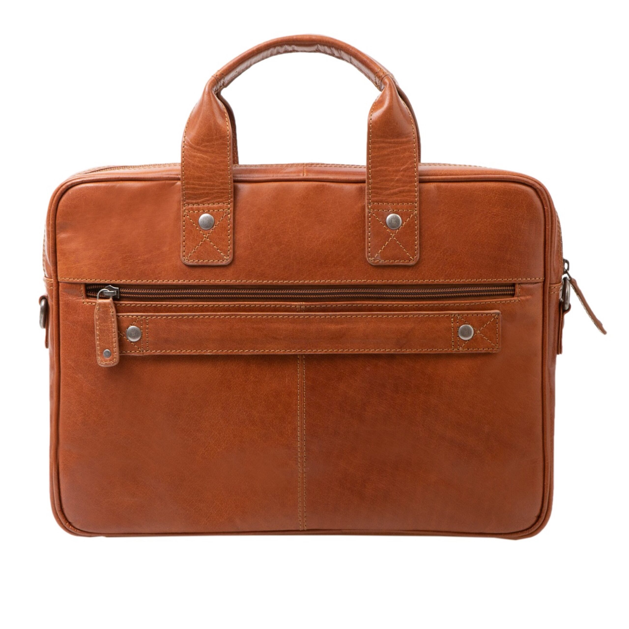 Lightpak SURPRISE Laptoptasche Cognac Leder 15 Zoll