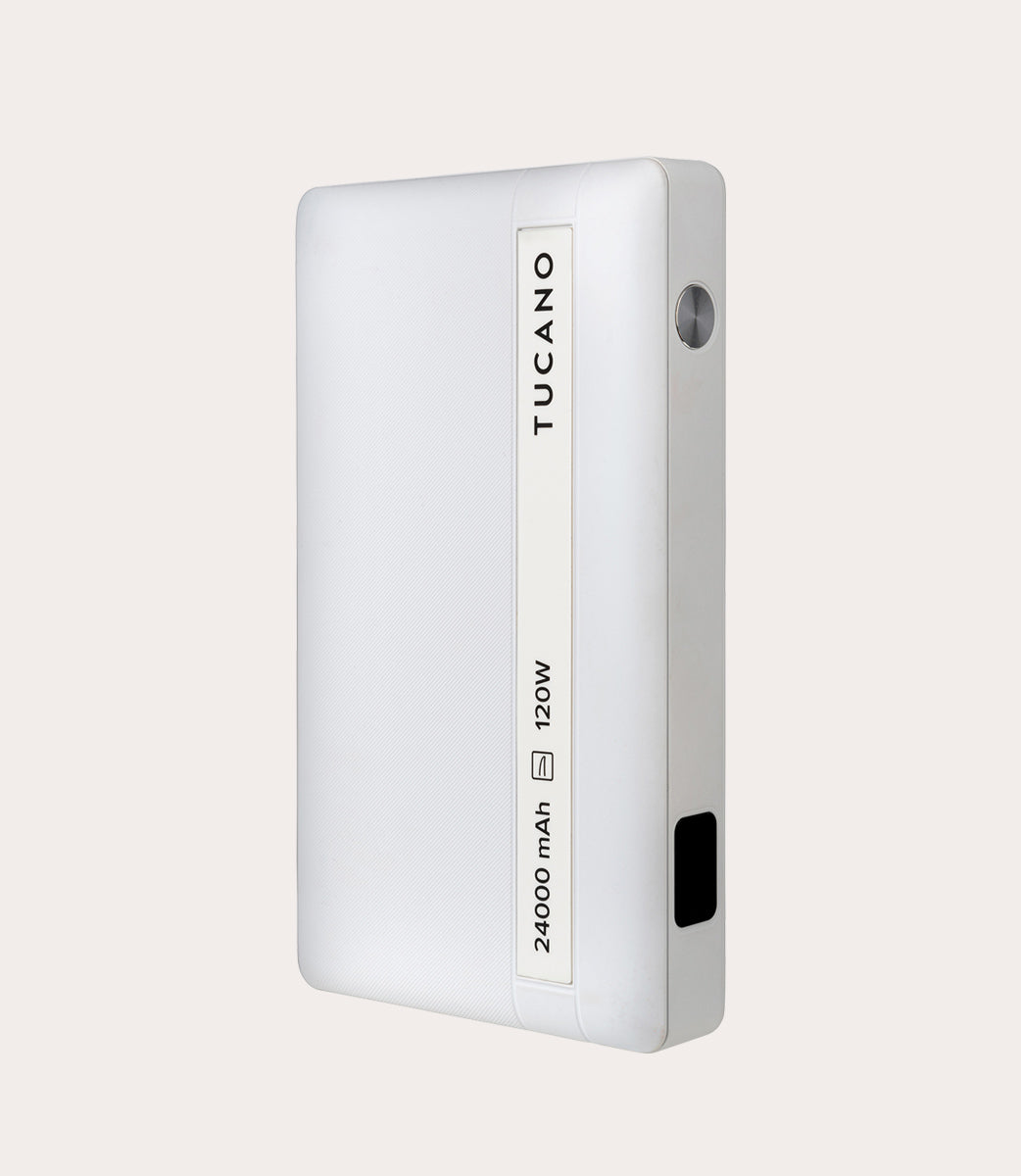 Tucano Chargers 120W Powerbank 24000 mAh Weiß Laptop