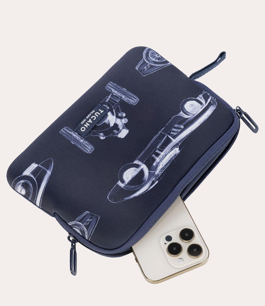 Tucano Schizzo Kabeltasche Neopren grün Tech-Pouch