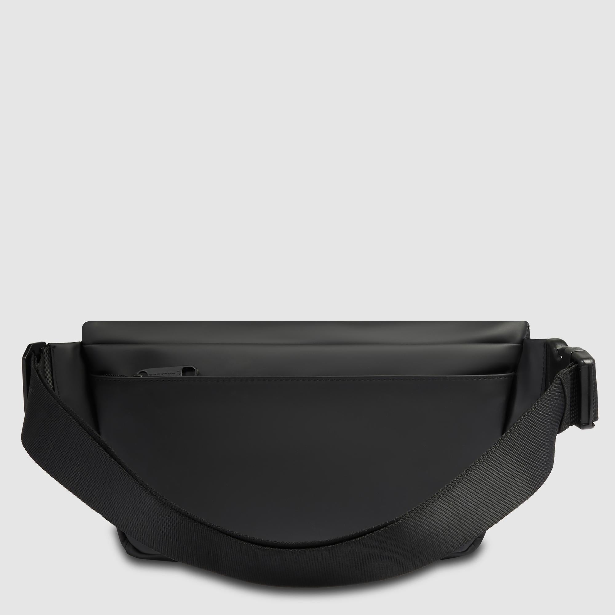 Piquadro x Ducati Gürteltasche Herren schwarz Stoff