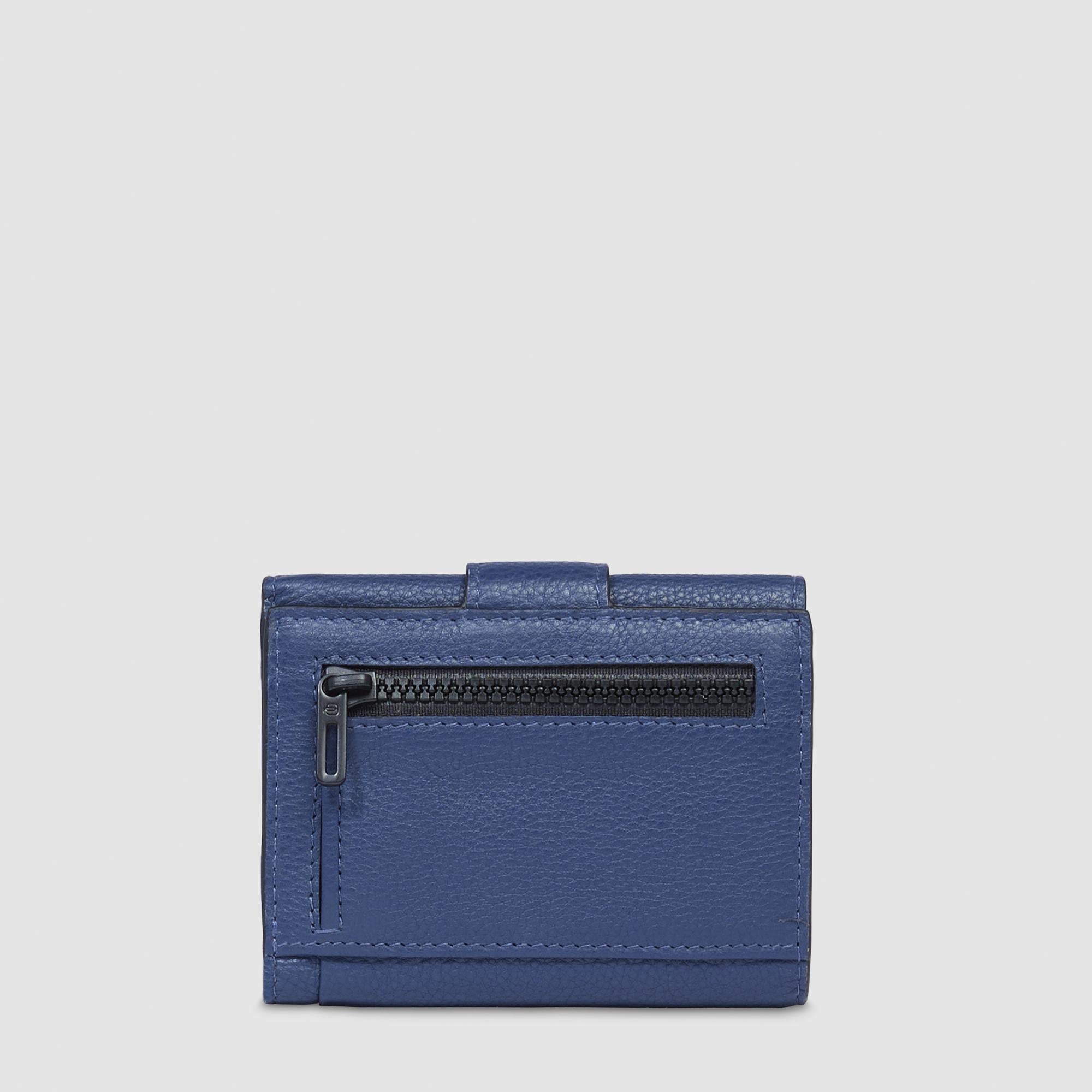 Piquadro Blue Square Geldbörse Herren Münzfach Leder