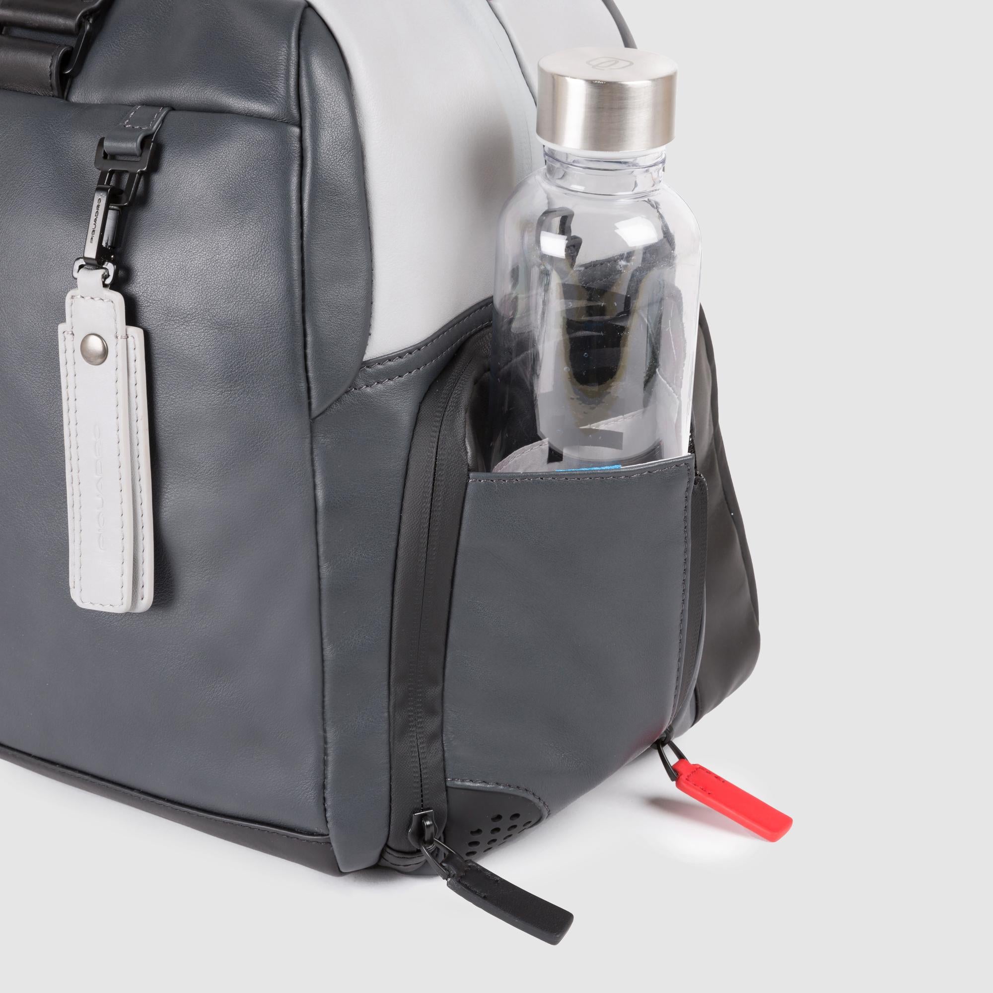 Piquadro Rover Reisetasche Leder grün personalisierbar