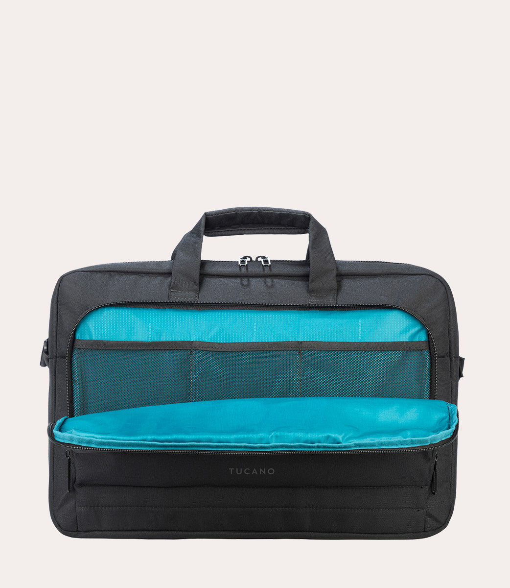 Tucano Star 17 Zoll Laptop Tasche Schwarz recycelt