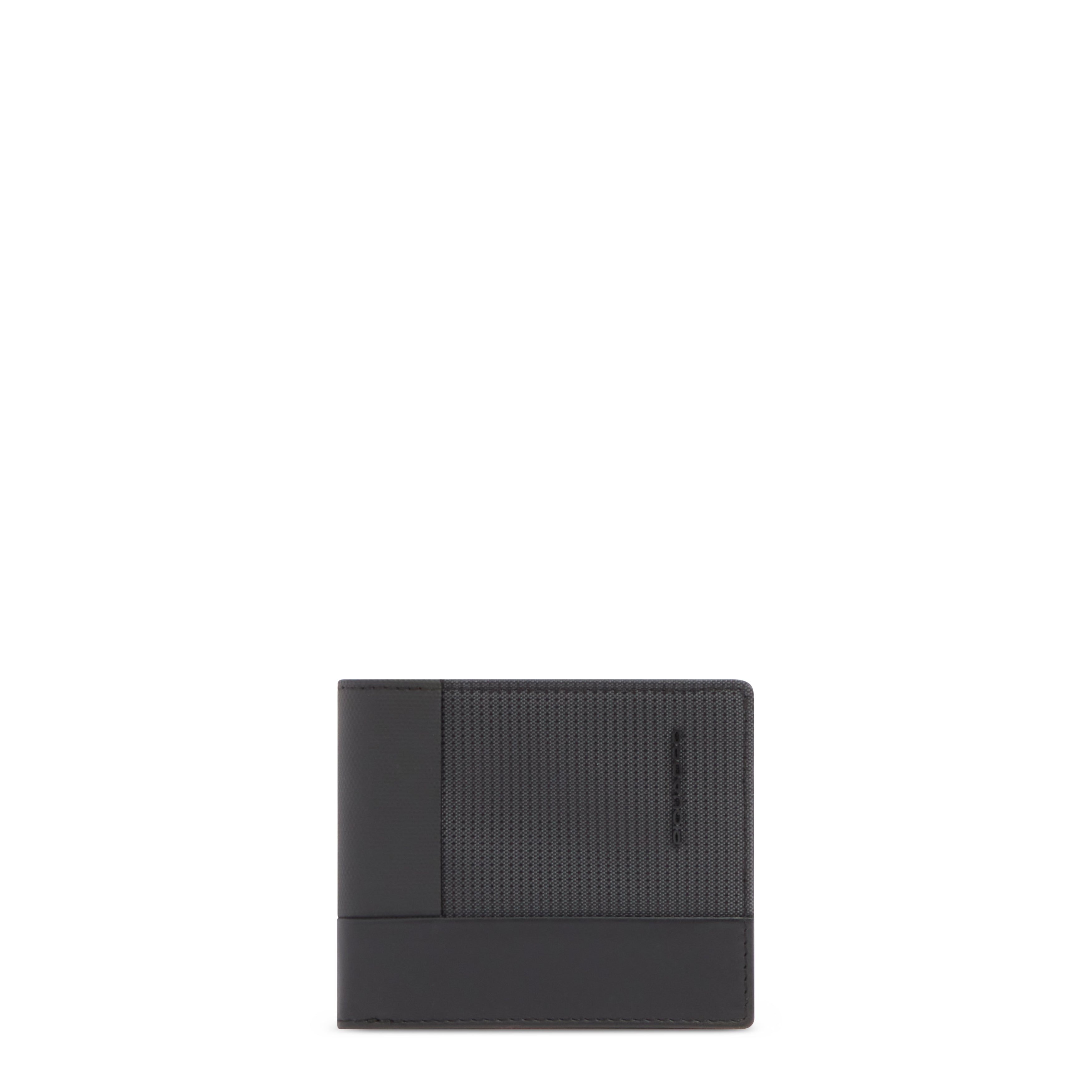 Piquadro Blue Square Geldbörse Herren Recycling schwarz