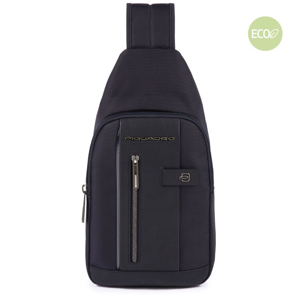 Piquadro Urban Sling-Rucksack Herren schwarz LED-Licht