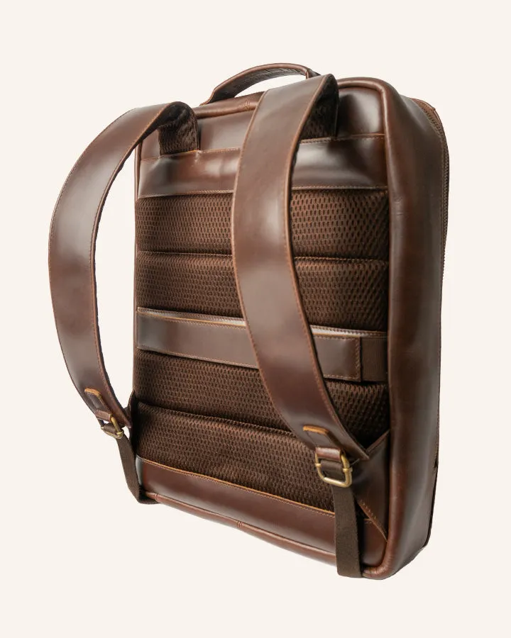 Buckle & Seam Mik Rucksack Leder 16 Zoll Laptopfach
