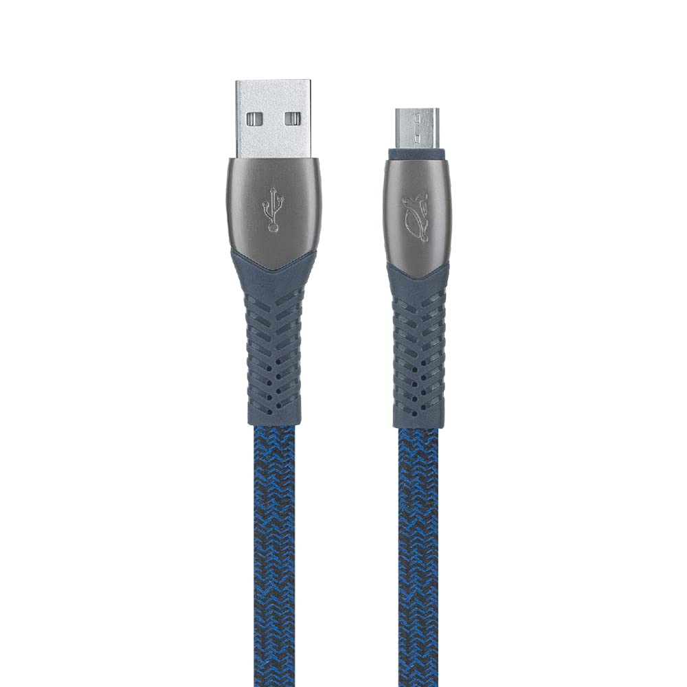 RIVACASE RIVAPOWER Micro-USB-Kabel 1,2m Blau Nylon