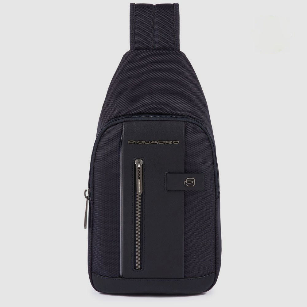Piquadro Urban Sling-Rucksack Herren schwarz LED-Licht