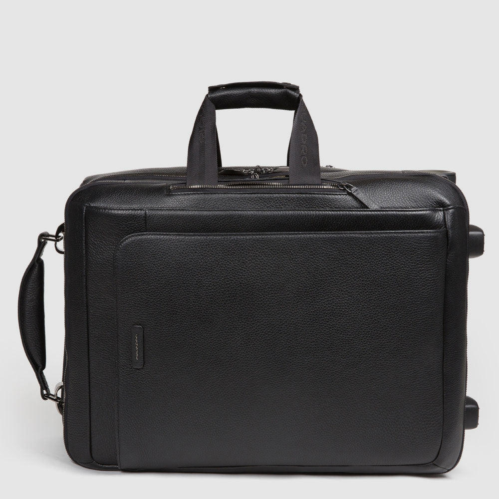 Piquadro PQ-Light Trolley Kabine schwarz Kleidersack
