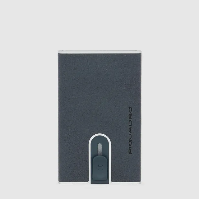 Piquadro Black Square Portcredit Kartenetui Schwarz RFID