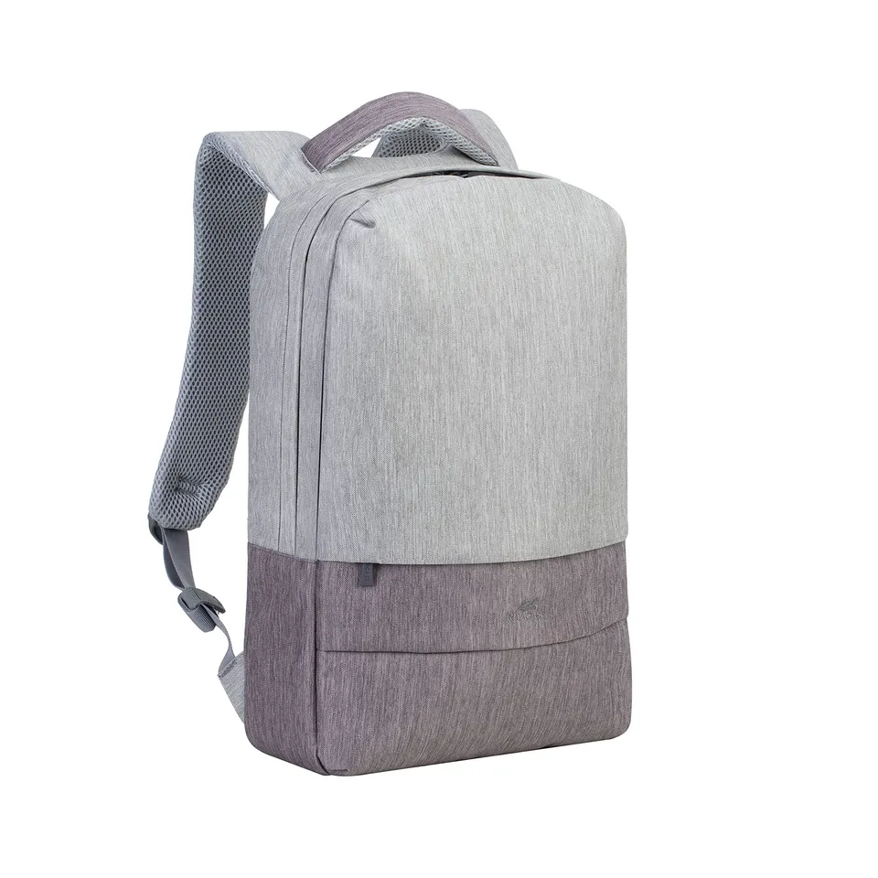 RIVACASE Ulsan Rucksack 15,6 Zoll Grau/Mokka mit USB