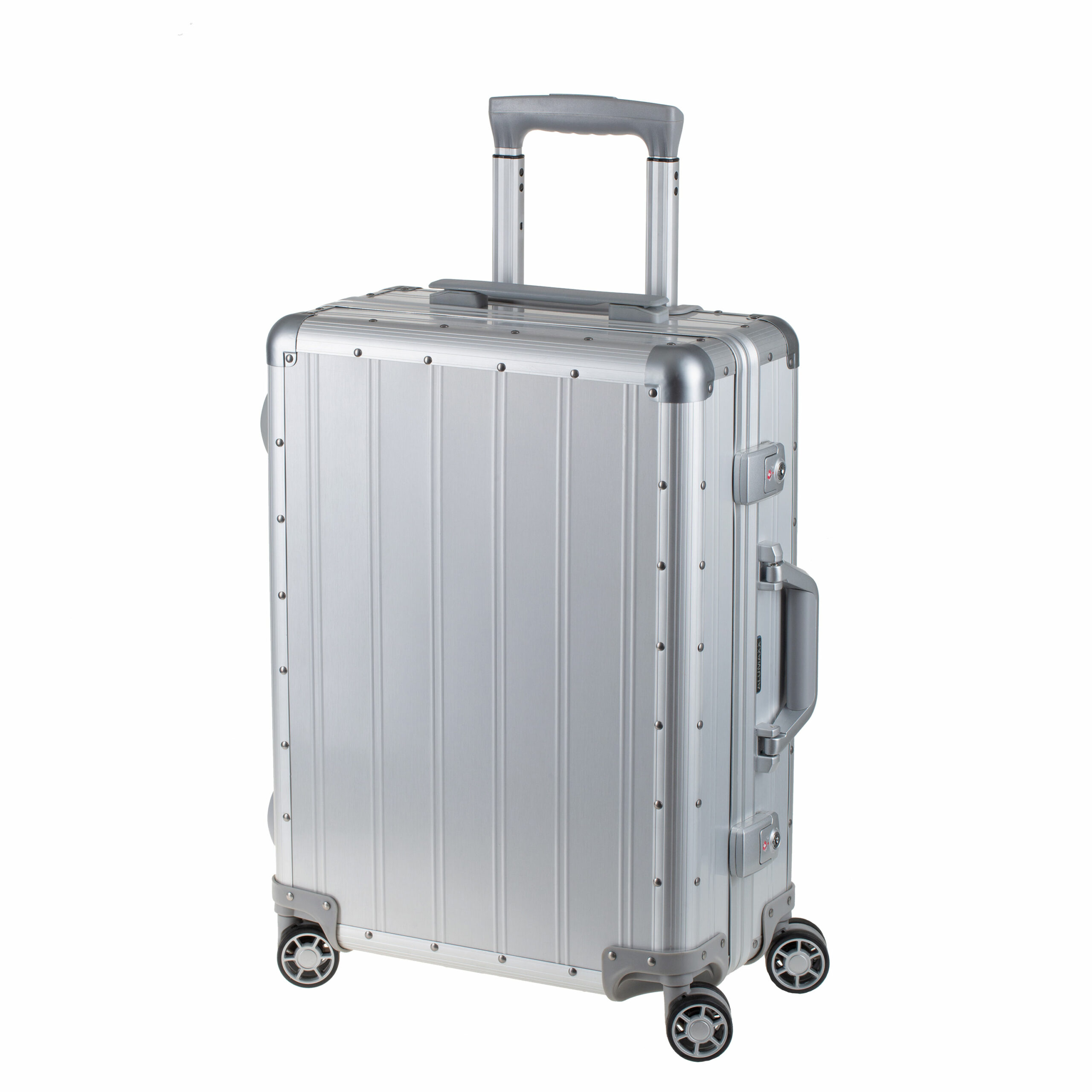 Alumaxx Orbit Reisetrolley Aluminium Silber Matt TSA 55cm