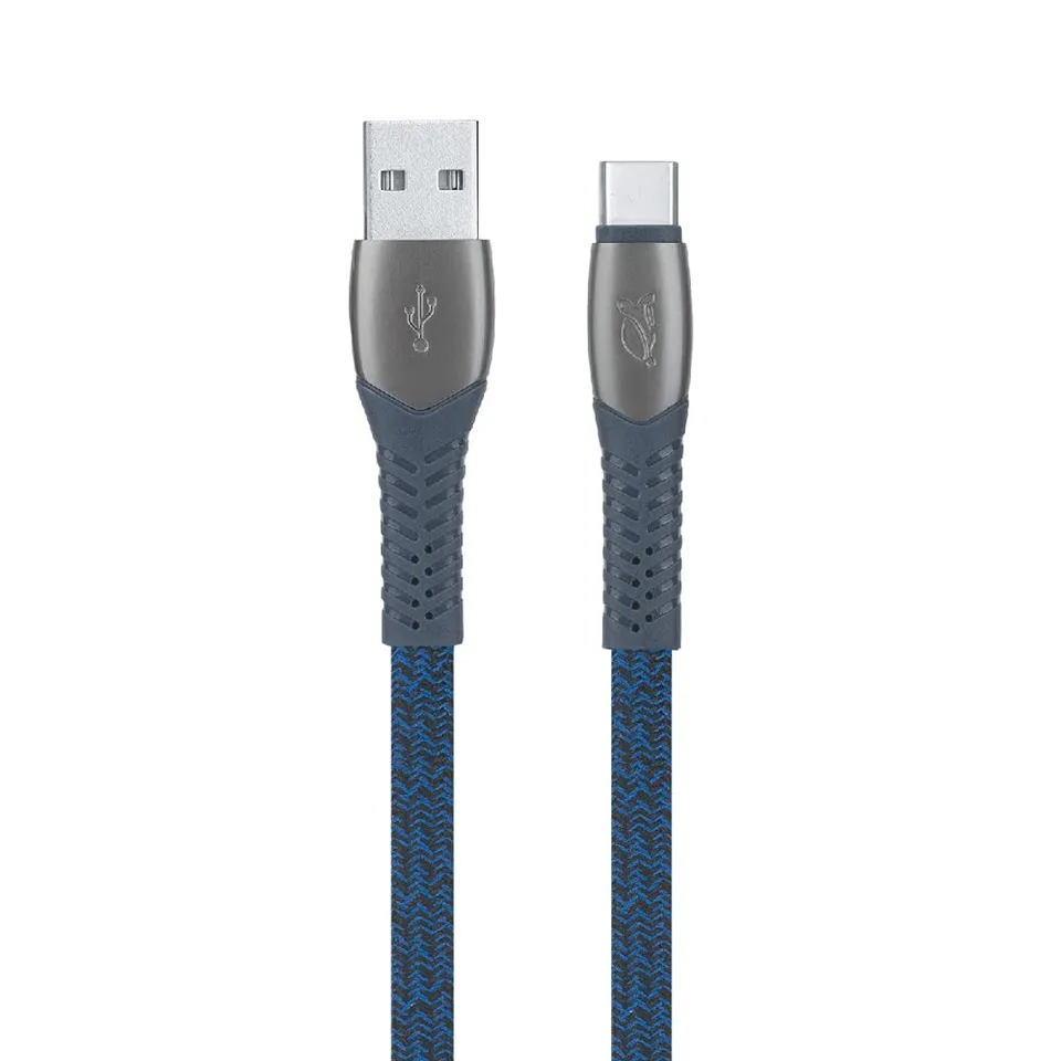 RIVACASE RIVAPOWER PS6102 USB-C Kabel Flach Nylon Schnellladen