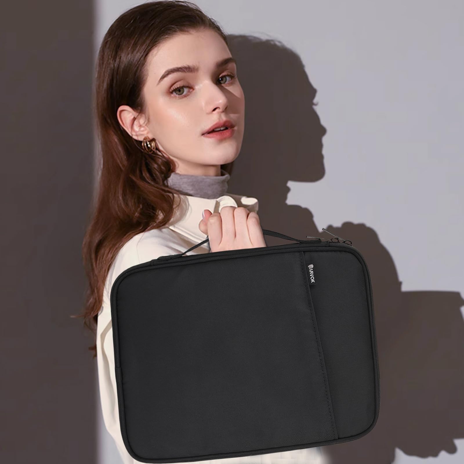 ARVOK Basic Tablet-Tasche 11 Zoll Sleeve mit Griff Schwarz