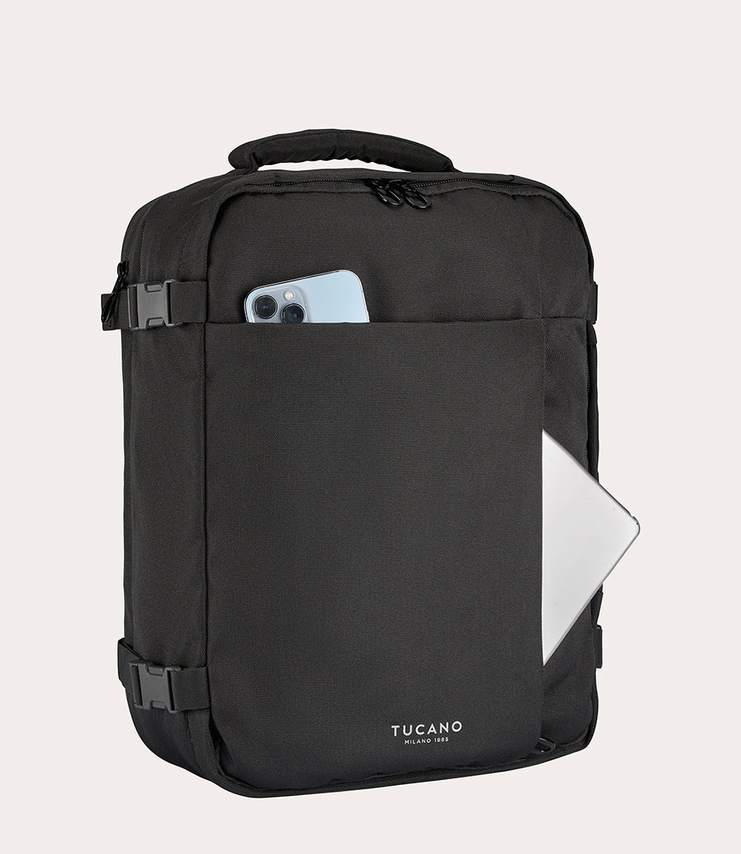 Tucano Tugò M Kabinen Rucksack Blau 15,6 Zoll