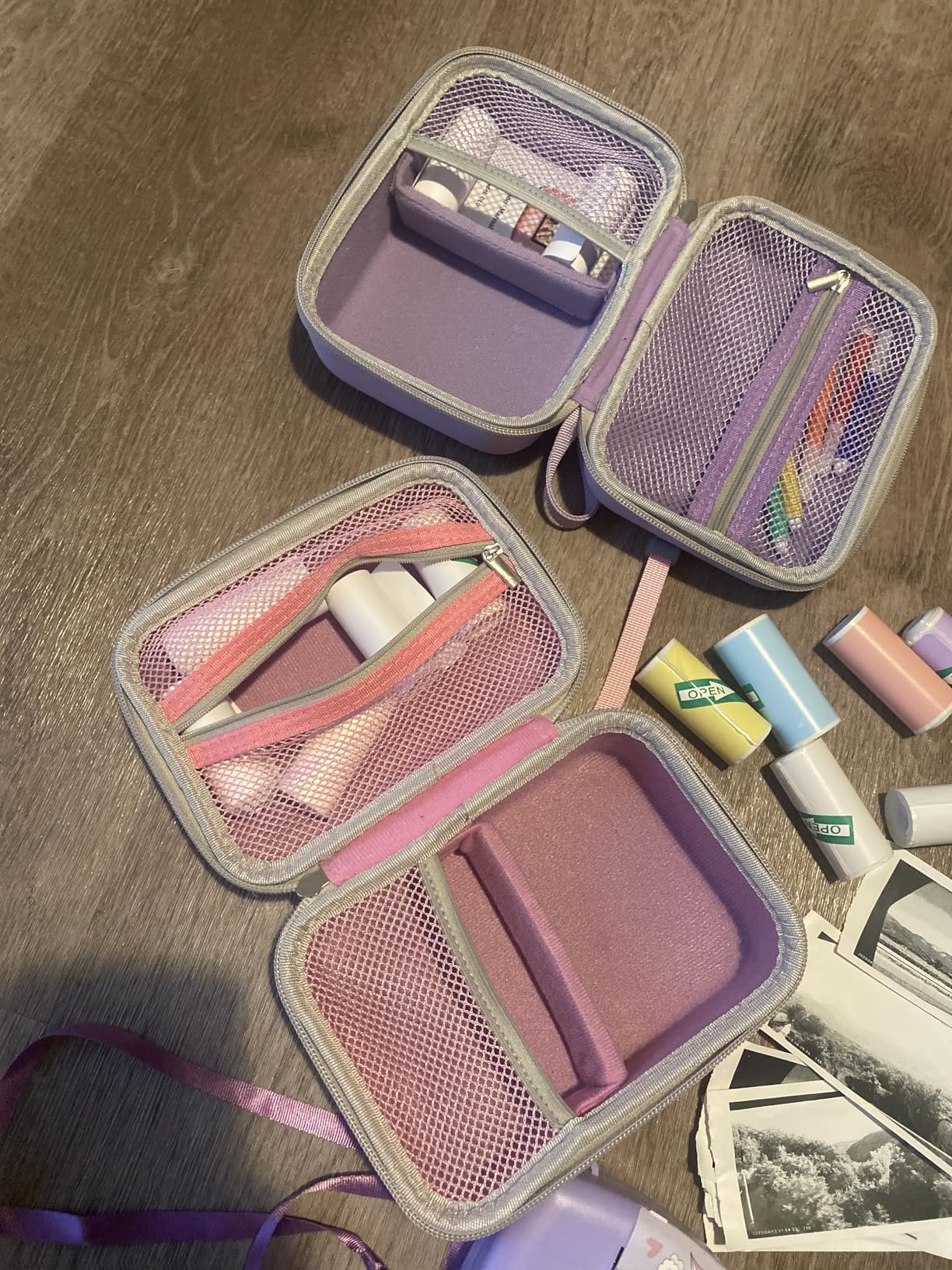 Arvok Travel Accessories Kamera Tasche Rosa für Kinderkamera