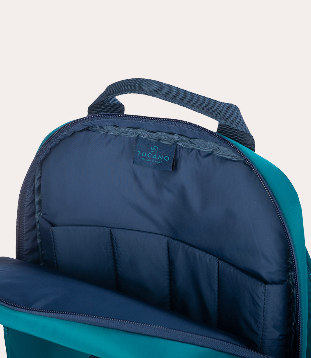 Tucano Lux Laptop-Rucksack 14 Zoll Blau Nylon