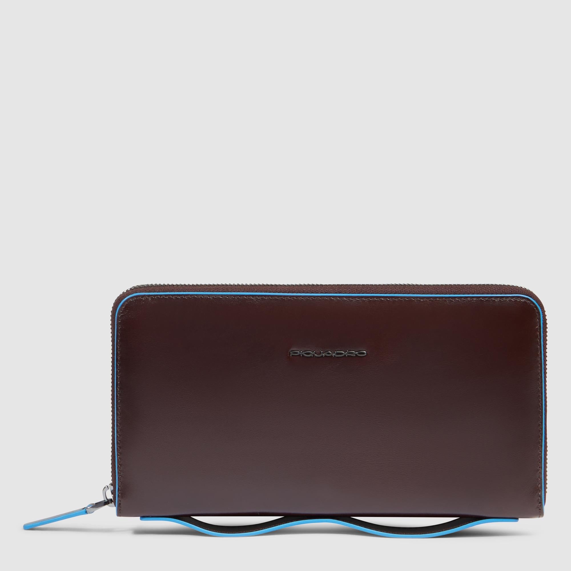 Piquadro Urban Pochette Leder schwarz Umhängetasche