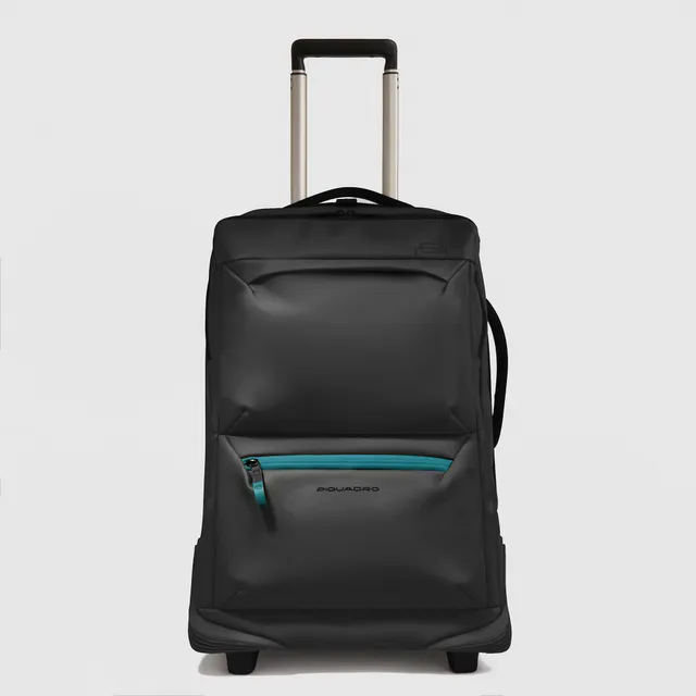Piquadro PQ-Light CABIN Trolley 17 Zoll Schwarz Handgepäck