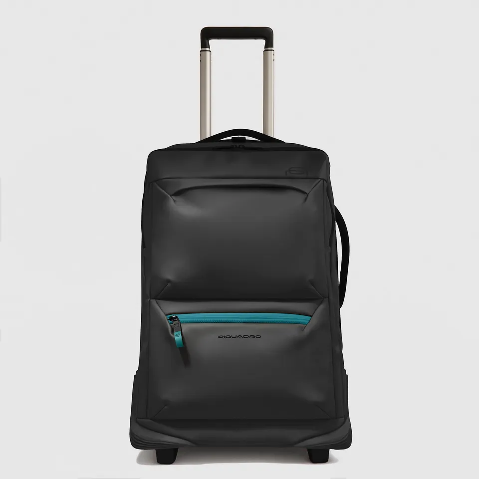 Piquadro PQ-Light CABIN Trolley 17 Zoll Schwarz Handgepäck