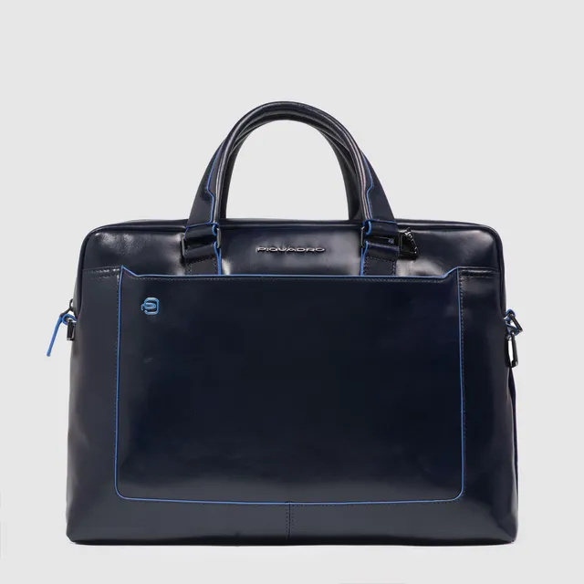 Piquadro Modus Laptoptasche 14 Zoll Schwarz Leder