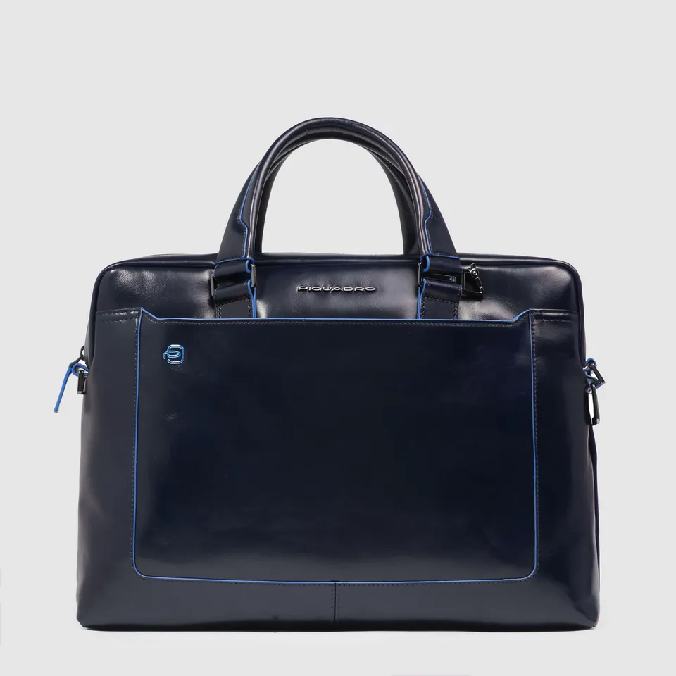 Piquadro Modus Laptoptasche 14 Zoll Schwarz Leder