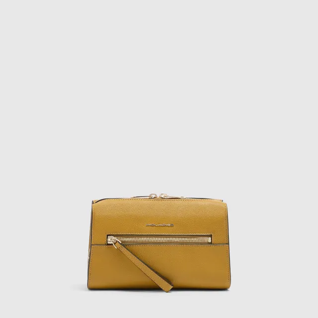 Piquadro Circle Pochette Damen Leder Handytasche Grau