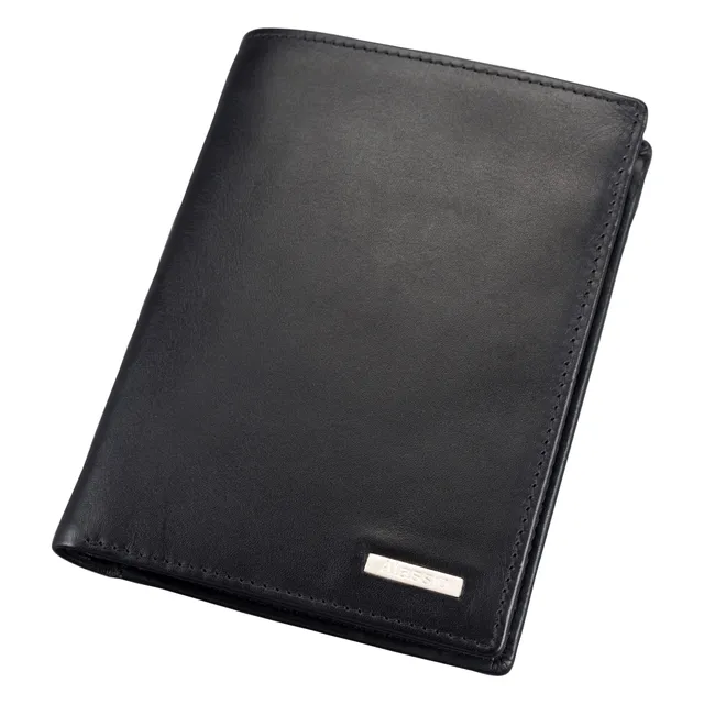 Lightpak Geldbörsen Kombibörse Portemonnaie schwarz Carbon 13cm
