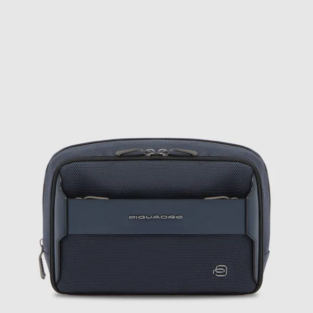 Piquadro PQ-Light Beauty Case Blau Kosmetiktasche