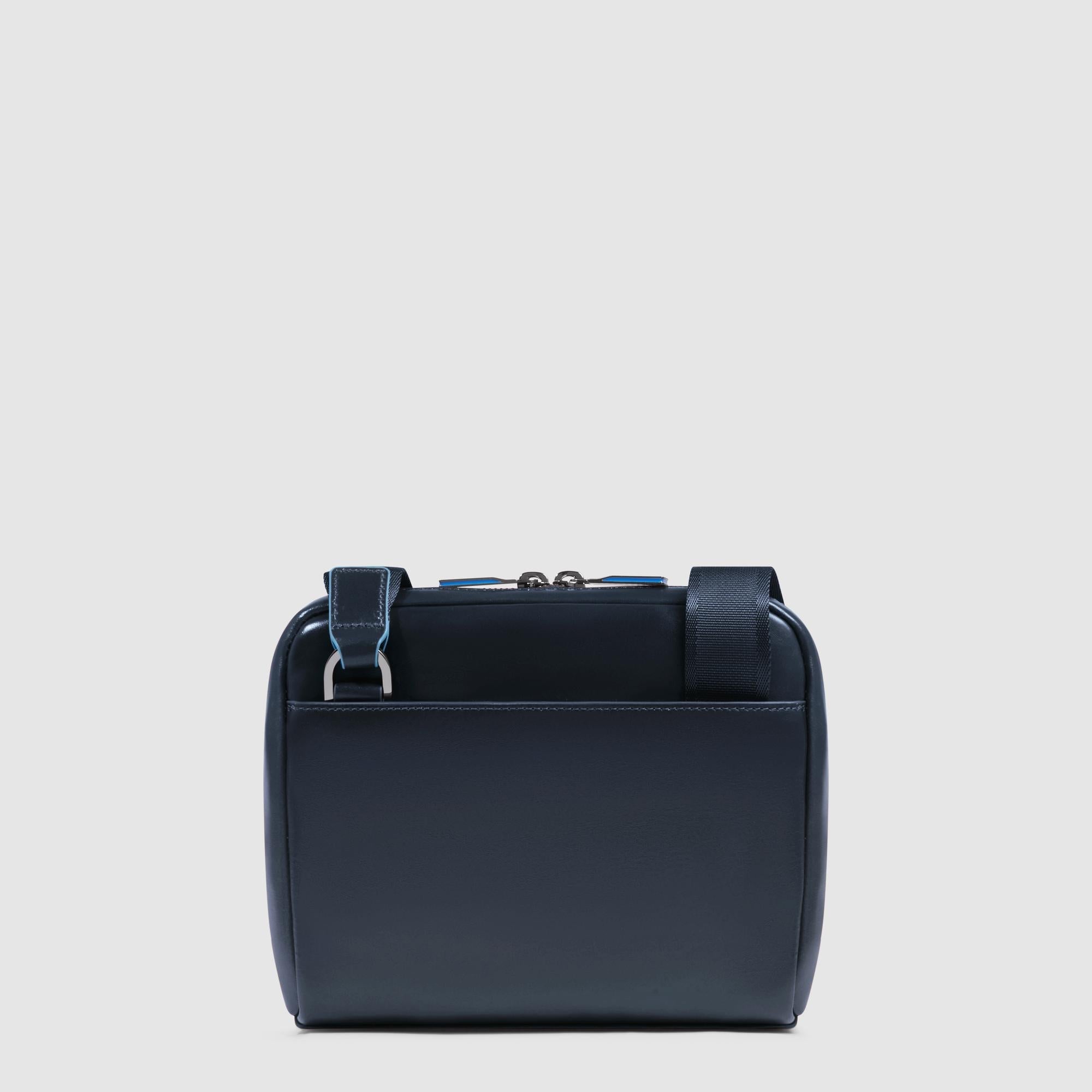 Piquadro Black Square Herren Umhängetasche Leder RFID Grün