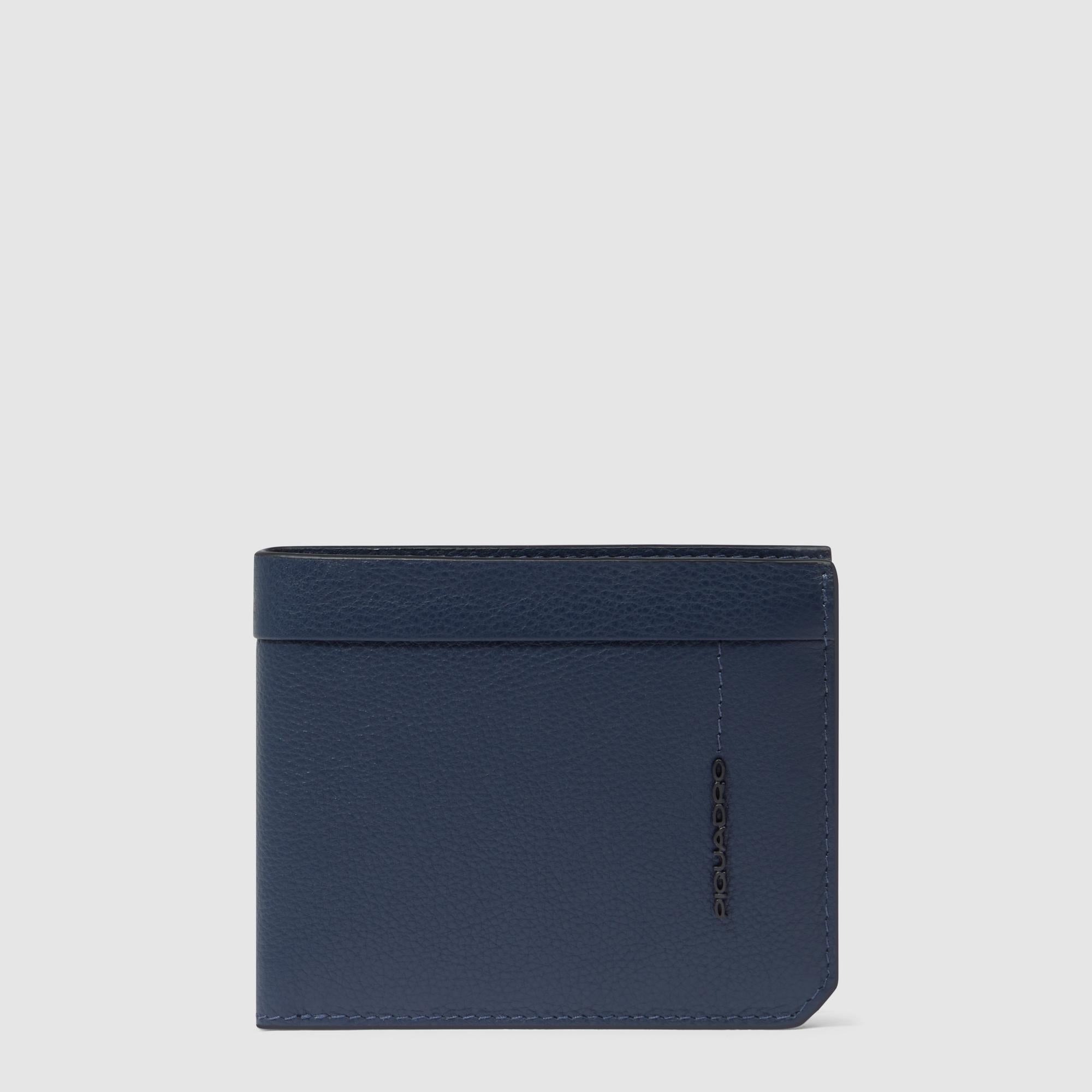 Piquadro Blue Square Geldbörse BLU RFID Münzfach