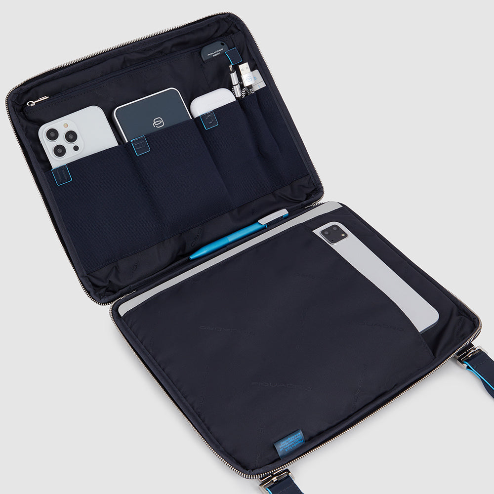 Piquadro Brief Portablocco iPad Pro 12,9 Leder schwarz