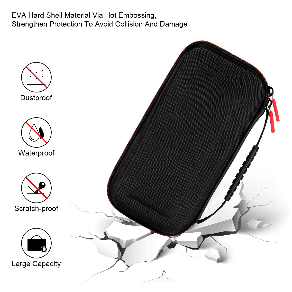 Arvok Travel Accessories Switch Tasche Nintendo schwarz