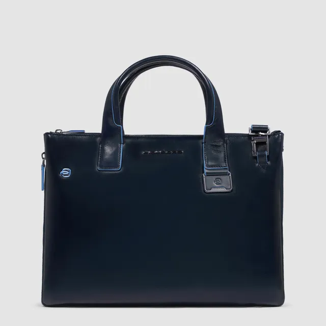Piquadro Modus Laptoptasche 14 Zoll Leder blau