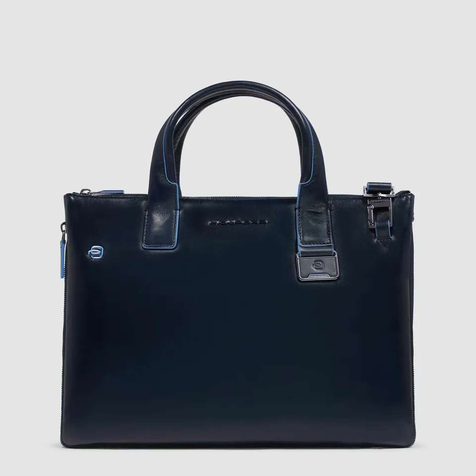 Piquadro Modus Laptoptasche 14 Zoll Leder blau
