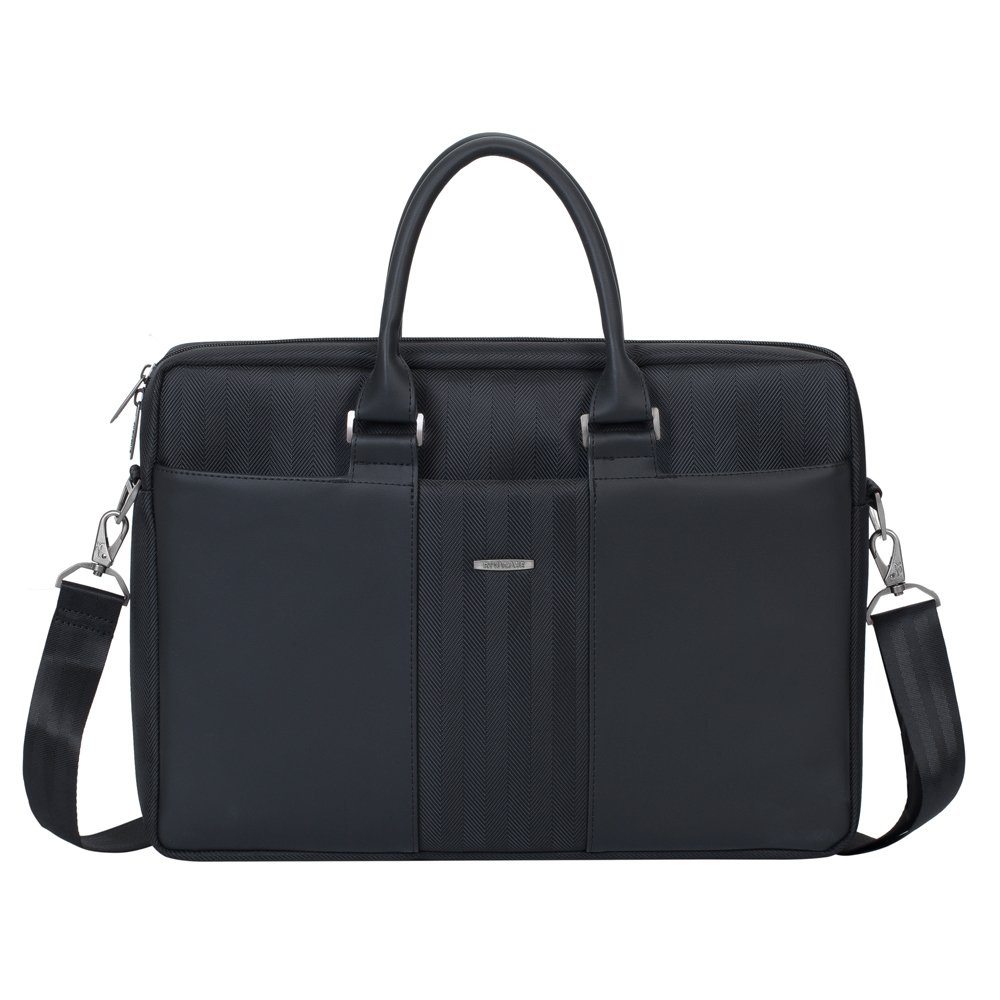 RIVACASE Prater 8135 Laptoptasche 15,6 Zoll Schwarz Slim