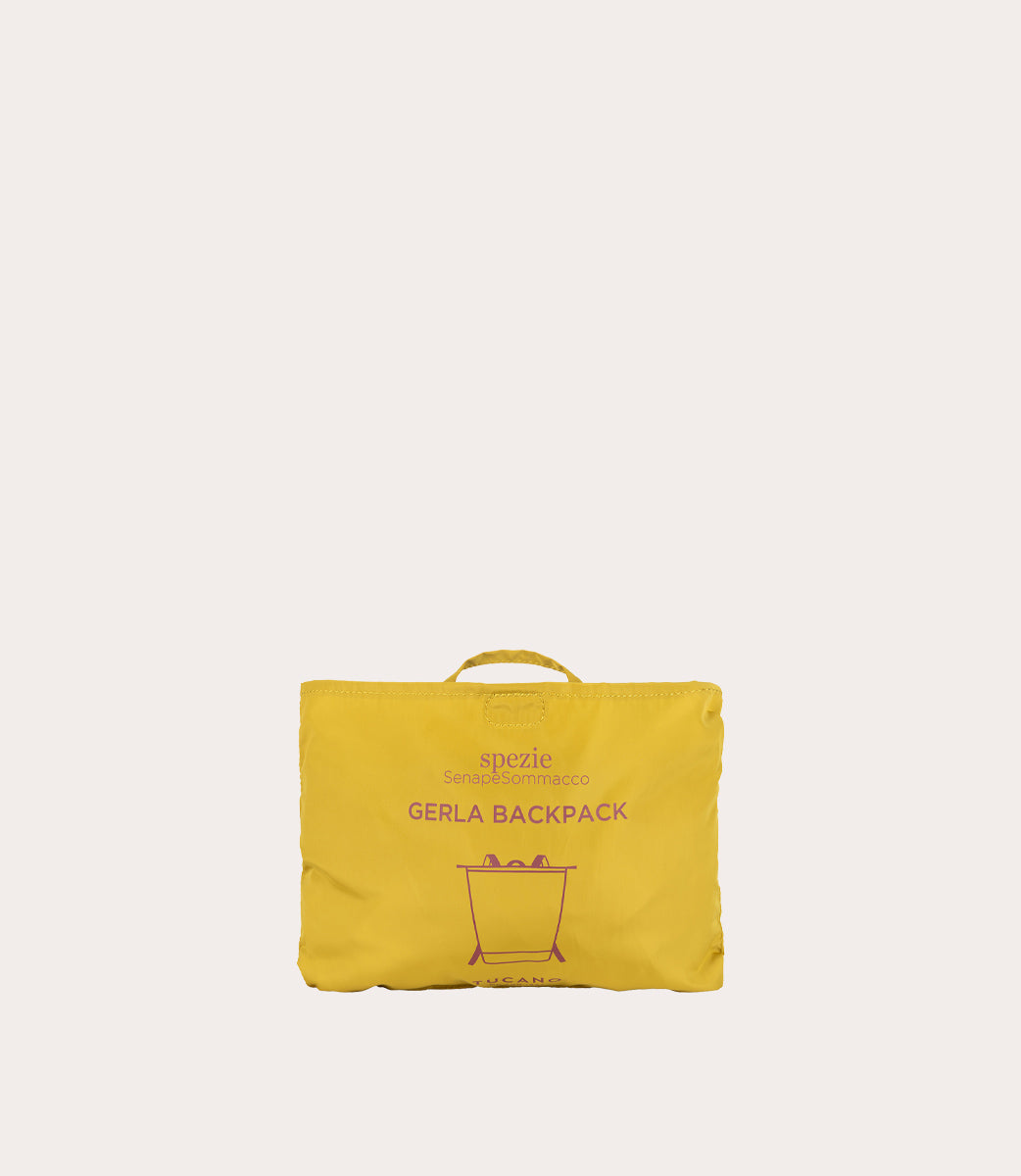 Tucano Spezie Gerla Rucksack faltbar Schwarz recycelt