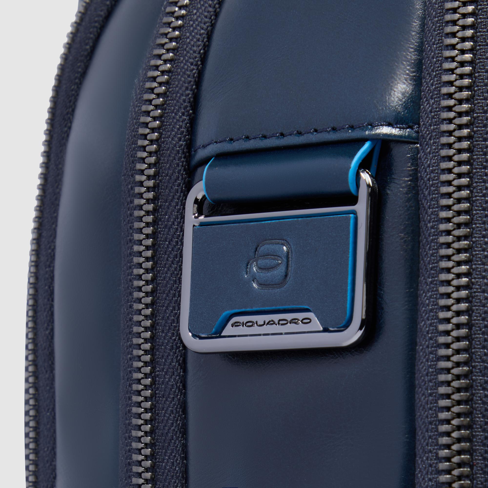 Piquadro Black Square Rucksack 15,6 Zoll Schwarz Laptop