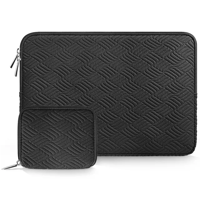 ARVOK Business Laptop Sleeve 13,3 Zoll Schwarz wasserabweisend