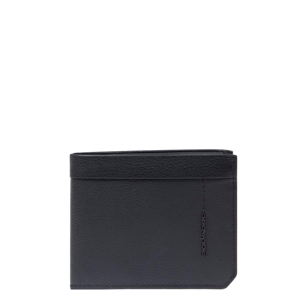Piquadro Blue Square Geldbörse Leder Blau RFID