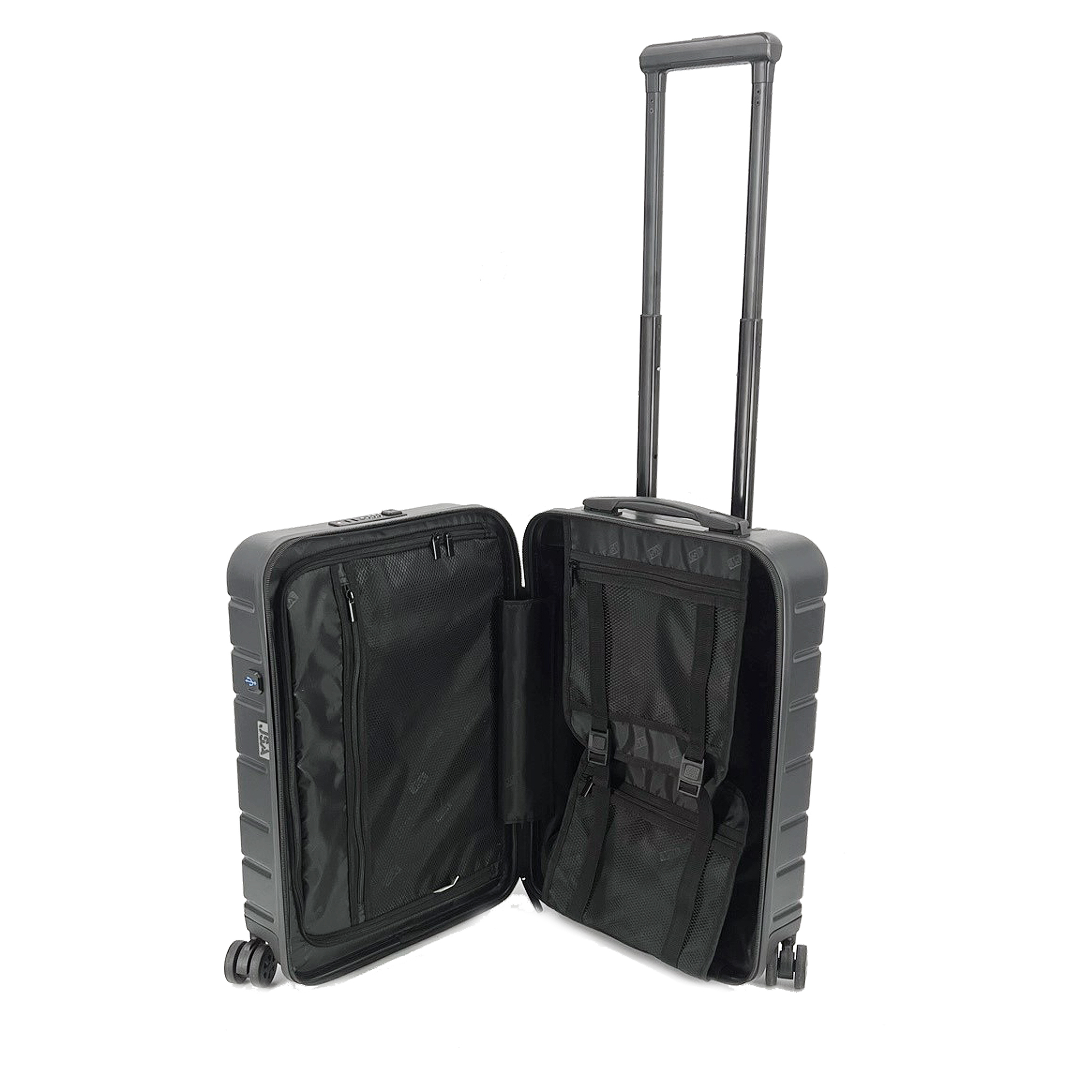 Lightpak Reisetrolley klein schwarz ABS TSA-Schloss